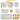 Santex - Ensemble de décorations de Fête - Or et Blanc - 18 ans - Party Shop