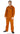 Karnival Costumes - Adult prisoner costume – realistic orange jumpsuit Halloween outfit for men & women. Perfect inmate costume for parties, carnival, cosplay & themed events.- Party Shop