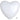 Anagram - Ballon Mylar Coeur 18po - Blanc - Party Shop