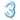 Airise - Ballon Mylar Supershape Chiffre 3 - Bleu Ciel 34po - Party Shop