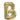 Anagram - Ballon Mylar Supershape Lettre B - Or Blanc - Party Shop