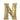 Anagram - Ballon Mylar Supershape Lettre N - Or Blanc - Party Shop