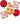 Anagram - Bouquet de 5 Ballons Mylar - Pizza - Party Shop