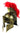 studio Halloween - Casque Romain Deluxe Avec Plume - Party Shop