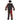 Chrome Clown adult costume with metallic jumpsuit, creepy full mask, and ruffled collar – perfect for Halloween or gothic circus horror themes. - FunWorld -Party Shop