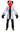 Disguise - Costume Adulte Classique - De Scientifique rouge de Rainbow Friends (L-XL) - Party Shop