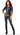 RUBIES - Costume Adulte Deluxe - Black Widow Noir - Party Shop