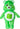 RUBIES - Costume Adulte Gonflable - Ours Chanceux - Party Shop