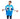 RUBIES - Costume Adulte - Inky - Pacman - Party Shop