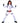 RUBIES - Costume Enfant Deluxe - Black Widow Ensemble Blanc - Party Shop