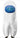 studio Halloween - Costume Gonflable Adulte - Suspect Blanc Among Us - Party Shop