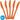 Amscan - Couteaux De Plastique Premium (20) - Orange - Party Shop