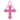 Amscan - Croix Rose Scintillant - Party Shop