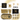 Santex - Ensemble de Décorations de Fête - Noir et Or - 18 ans - Party Shop