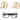 Santex - Ensemble de Décorations de Fête - Noir et Or - 50 ans - Party Shop