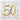 Santex - Ensemble de décorations de Fête - Or et Blanc - 50 ans - Party Shop