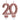Santex - Ensemble de Décorations de Fête - Rose Gold - 20 ans - Party Shop