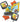 Procos - Bouquet de 5 Ballons Mylar - Construction - Party Shop