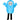 Child wearing official Fall Guys blue costume – includes tunic and support ring, fits up to size 14, perfect for Halloween or gaming-themed parties- Inspirit - Party Shop