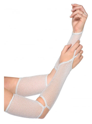Leg Avenue - Gantelet En Filet Coude Nu - Party Shop