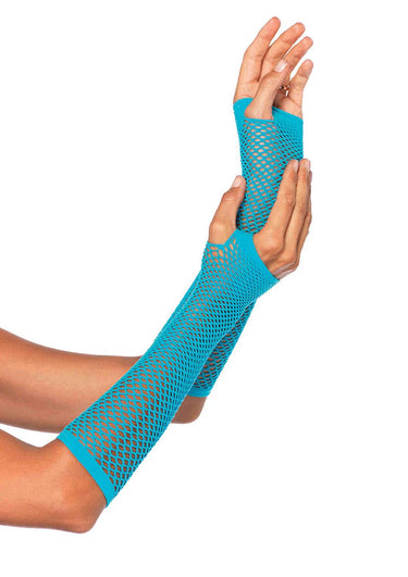 Leg Avenue - Gants Filet sans doigts en filet triangulaire - Party Shop