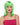 WESTBAY -Green wig for women – long premium wig for cosplay, Halloween, and fantasy costumes - Party Shop