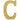 Amscan - Lettre Scintillante 9Po Or - C - Party Shop
