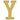 Amscan - Lettre Scintillante 9Po Or - Y - Party Shop