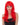 WESTBAY - Long burlesque red wig for women – premium curly cosplay and cabaret wig- Party Shop