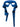 RUBIES - Masque Bleu - Party Shop