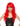 MELROSE red wig for women – long curly premium cosplay and Halloween wig - WestBay - party Shop