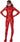 InSpirit - Miraculous Ladybug kids costume with red and black polka dot bodysuit and matching eye mask – perfect for Halloween or superhero dress-up- Party Shop