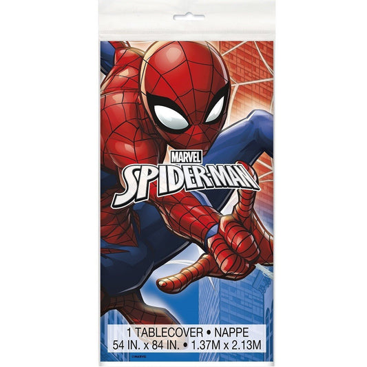Unique - Nappe De Plastique 54" X 84" - Spider-Man - Party Shop