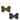Unique - Noeuds Papillons Cartons Noir/Or (6Pc) - Party Shop