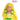 RUBIES - Perruque Enfant - Lemon Meringue - Party Shop