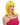 WESTBAY - Perruque Haute Gamme - Jaune - Party Shop