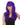 WESTBAY - Perruque Haute Gamme - Longue Burlesque Mauve - Party Shop