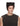 WESTBAY - Perruque Haute Gamme - Loup Garou Noir - Party Shop