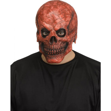Realistic full over-the-head skull mask in latex – Scary Halloween costume accessory for adults - Funworld - Party Shop