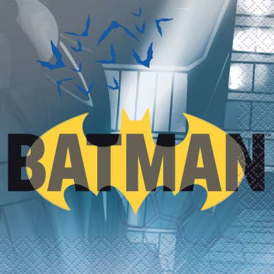 Unique - Serviettes À Cocktail - Batman - Party Shop