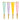 Unique - Soufflets (8) - Couleurs Assorties - Party Shop