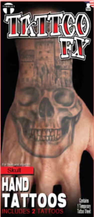 TINSLEY - Tatouage Pour Main - Party Shop