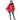 Red velour devil poncho for adults with hood and attached stuffed horns – perfect for Halloween or costume parties- Funworld - Party Shop