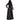 Wicked Queen costume for adult women – hooded black gown with coffin drape skirt and hoop – perfect for gothic Halloween or dark fantasy cosplay - FunWorld - Party Shop