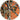 HAVERCAMP - Assiettes 7Po (8) - Camouflage Orange - Party Shop