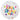Santex - Assiettes 9Po (10) - Joyeux Anniversaire Festif Multicolore - Party Shop
