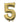 Anagram - Ballon Mylar 16" - 5 Or Blanc - Party Shop