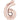 Anagram - Ballon Mylar 16" - 6 Rose Gold - Party Shop