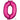 Anagram - Ballon Mylar 16" - Nombre 0 Magenta - Party Shop