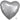 Anagram - Ballon Mylar 18'' Coeur - Argent - Party Shop